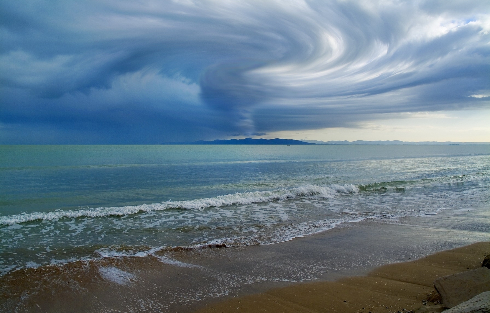 Free download wallpaper Landscape, Sky, Sea, Beach on your PC desktop