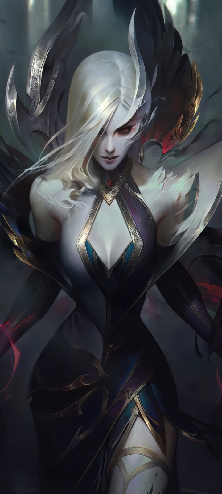 Download mobile wallpaper League Of Legends, Video Game, Morgana (League Of Legends) for free.