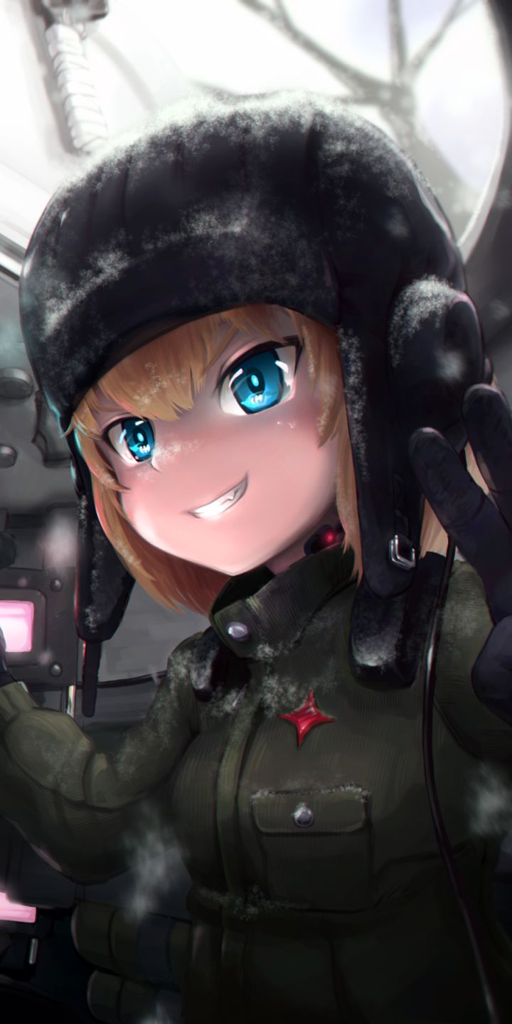 1400122 Hintergrundbild herunterladen animes, girls und panzer, katyusha (mädchen und panzer) - Bildschirmschoner und Bilder kostenlos