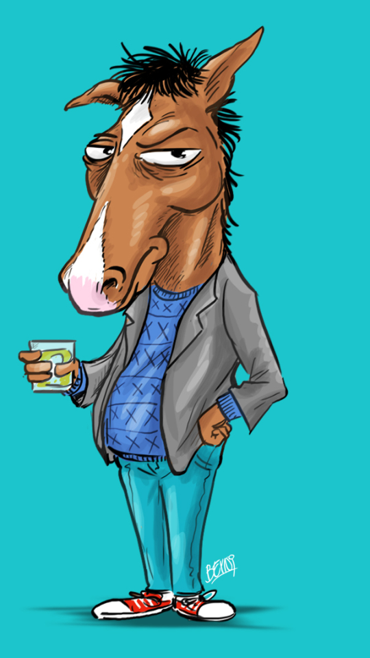 Handy-Wallpaper Fernsehserien, Bojack Horseman kostenlos herunterladen.