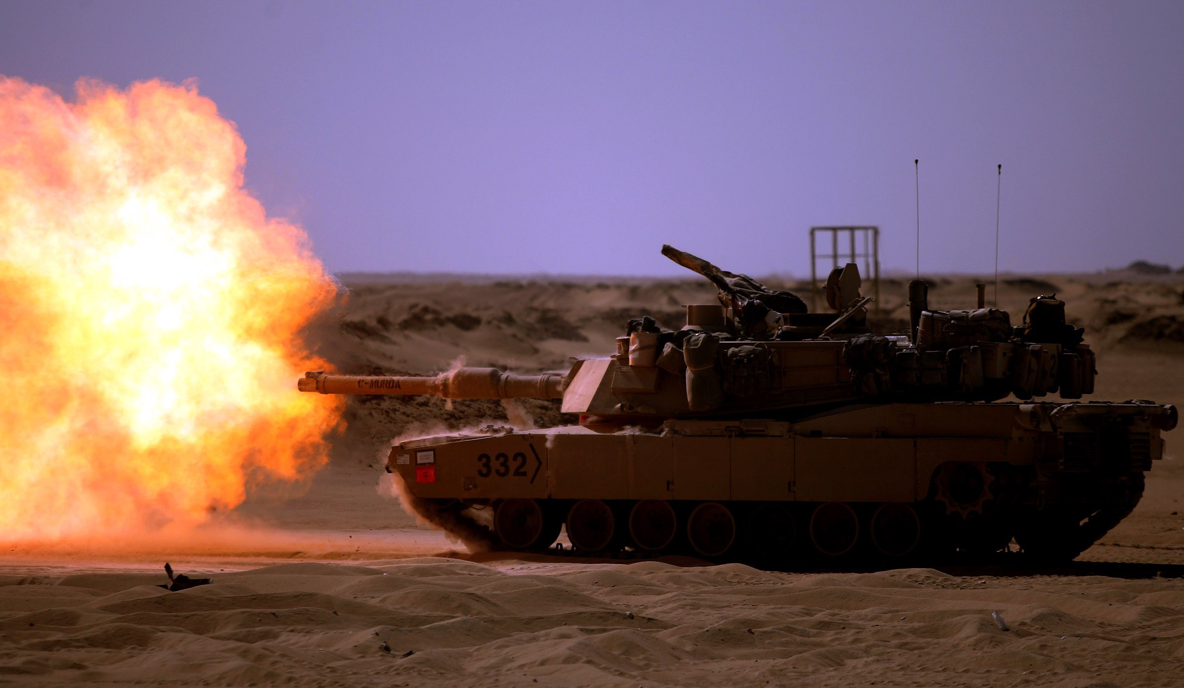 Download mobile wallpaper Sand, Tanks, Explosion, Military, Tank, Vehicle, M1 Abrams for free.
