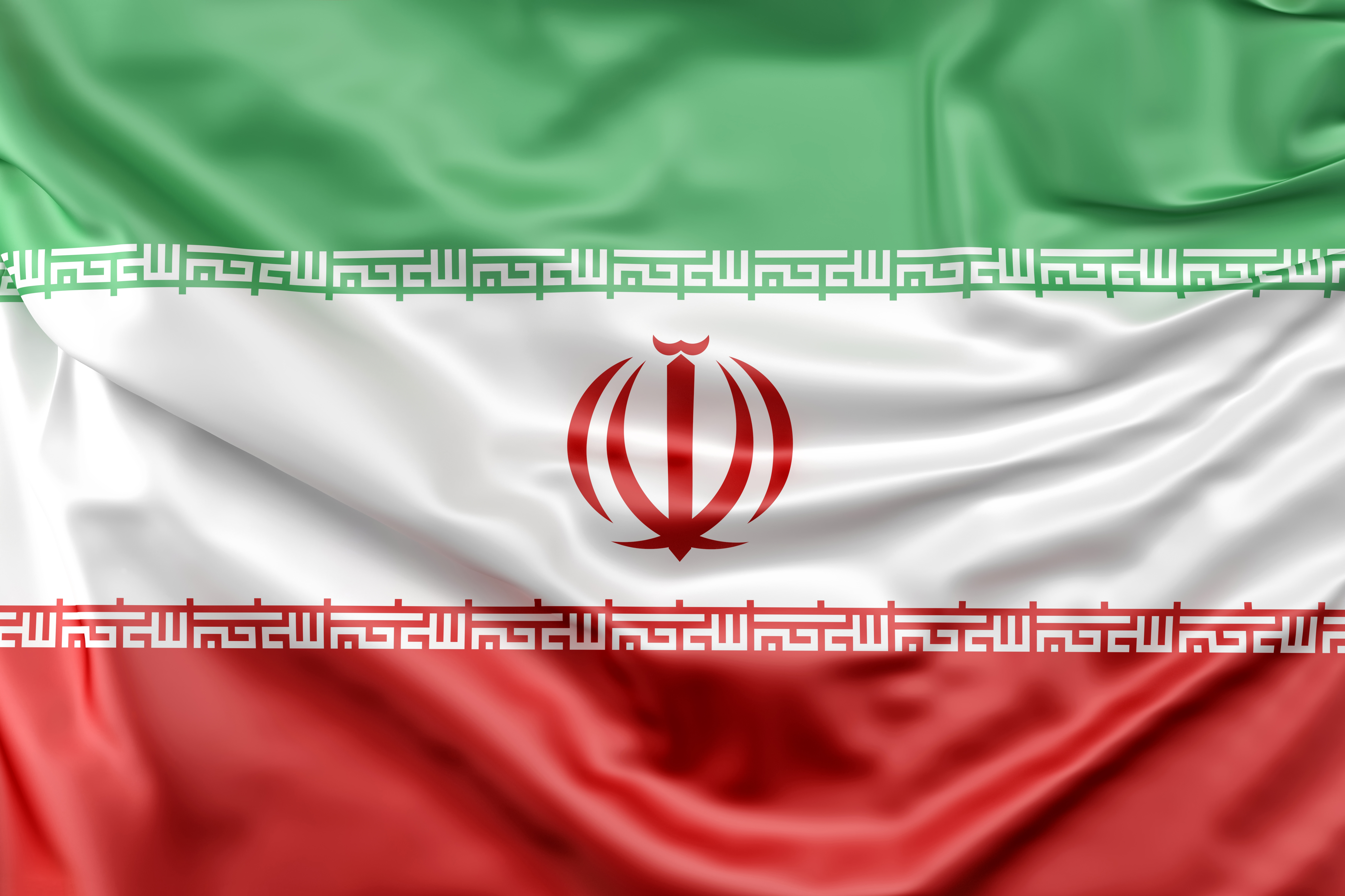 Скачать обои Флаг Ирана на телефон бесплатно