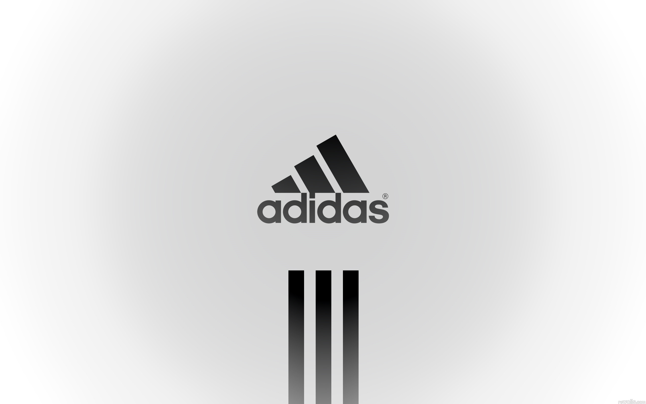 adidas, brands, background, gray