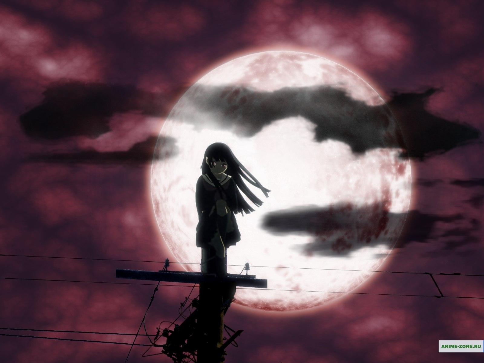 Download mobile wallpaper Moon, Anime for free.