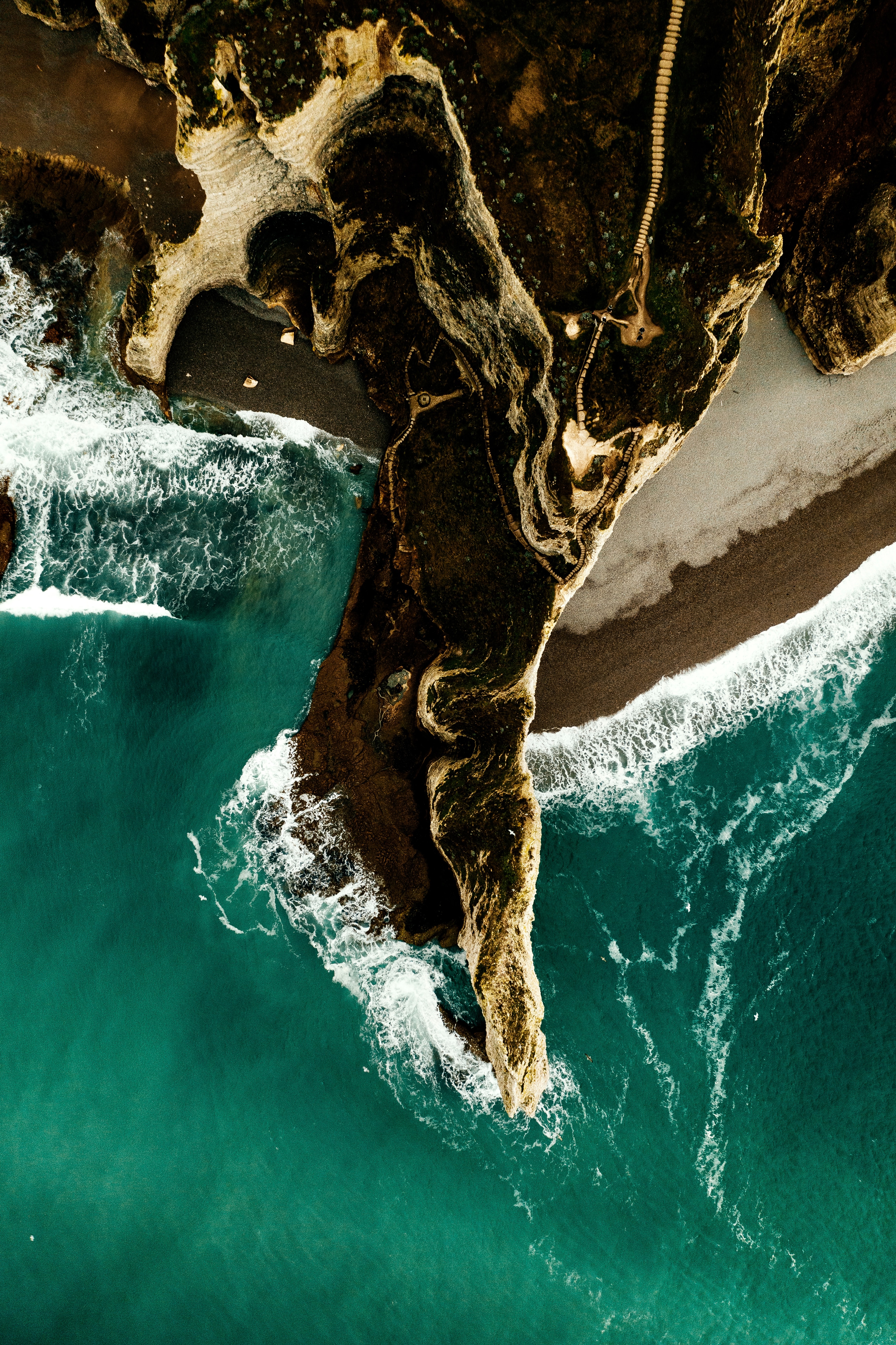 Free download wallpaper Sea, Coast, Island, View From Above, Nature, Beach on your PC desktop