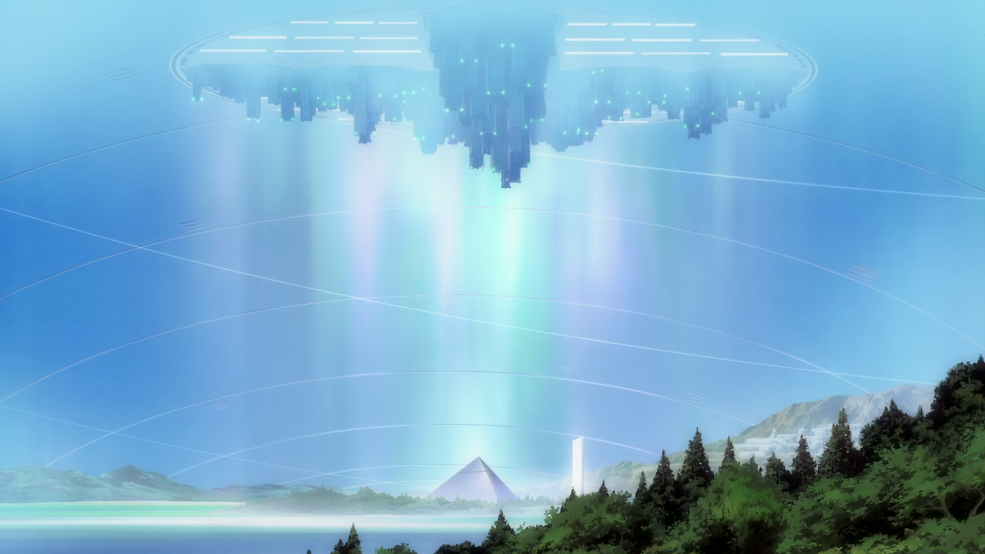 evangelion: 1 0 you are (not) alone, evangelion, anime, landscape