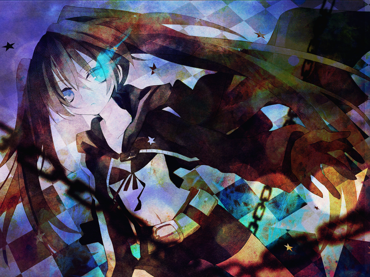 Free download wallpaper Anime, Black Rock Shooter on your PC desktop