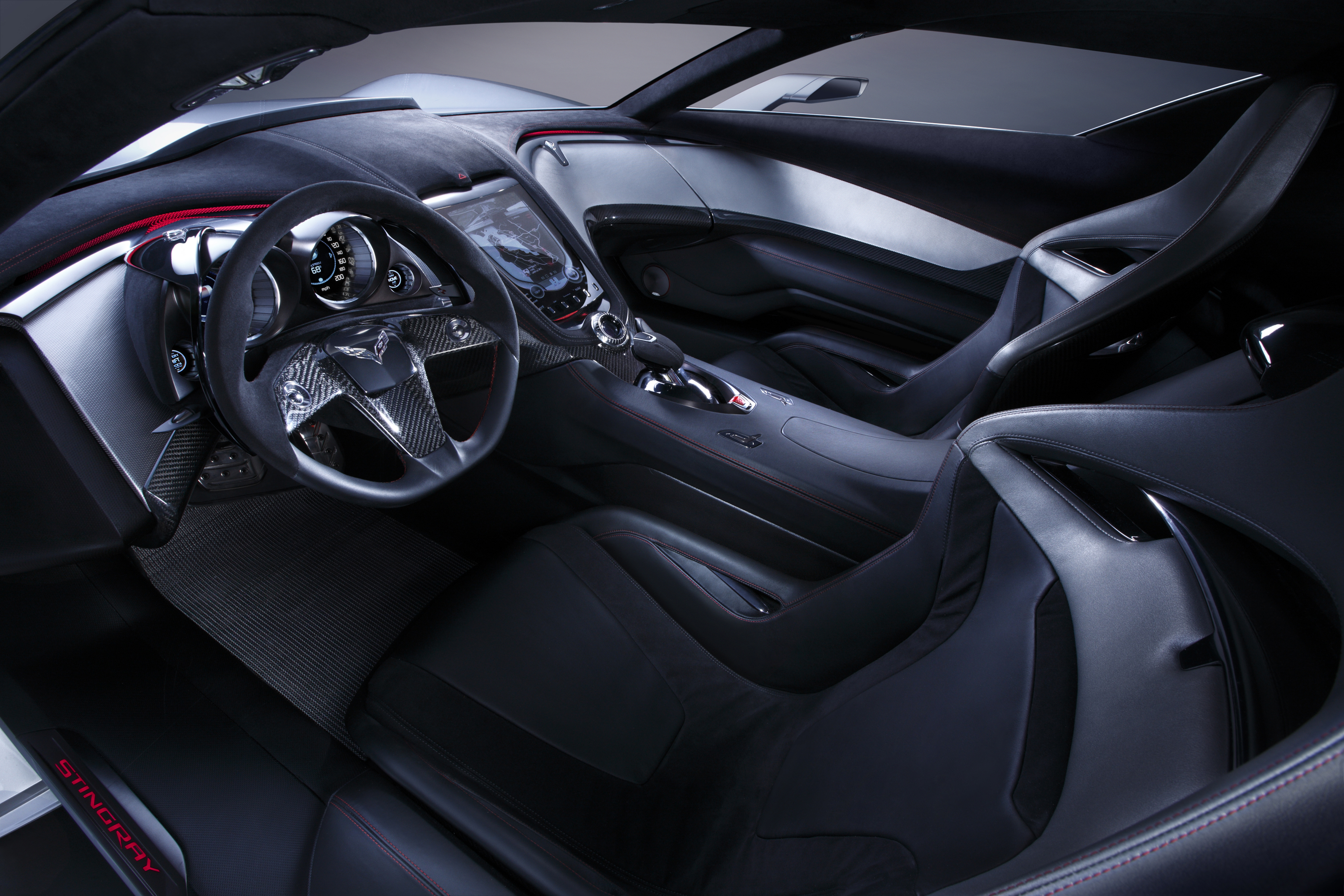luxury, chevrolet corvette stingray concept, vehicles, chevrolet corvette stingray, interior, chevrolet