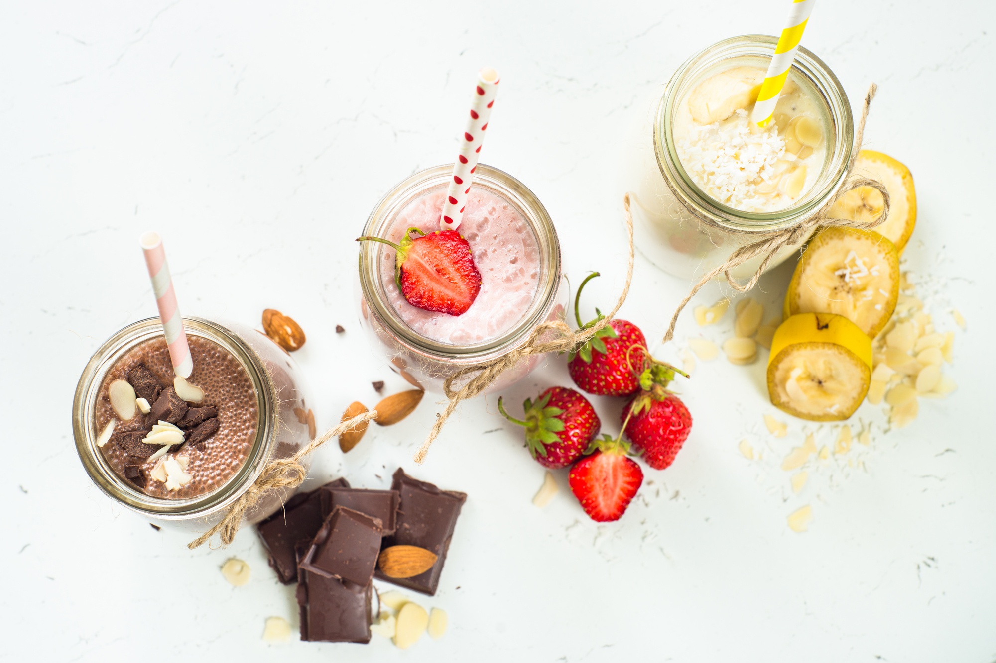 Free download wallpaper Food, Strawberry, Chocolate, Drink, Banana, Smoothie on your PC desktop