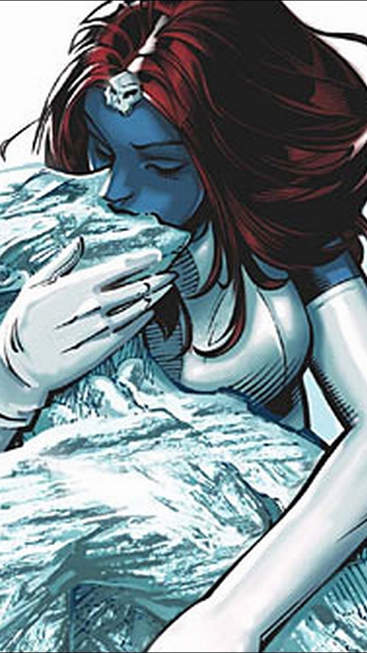 Baixar papel de parede para celular de X Men, História Em Quadrinhos, Mística (Marvel Comics), Homem De Gelo (Marvel Comics) gratuito.