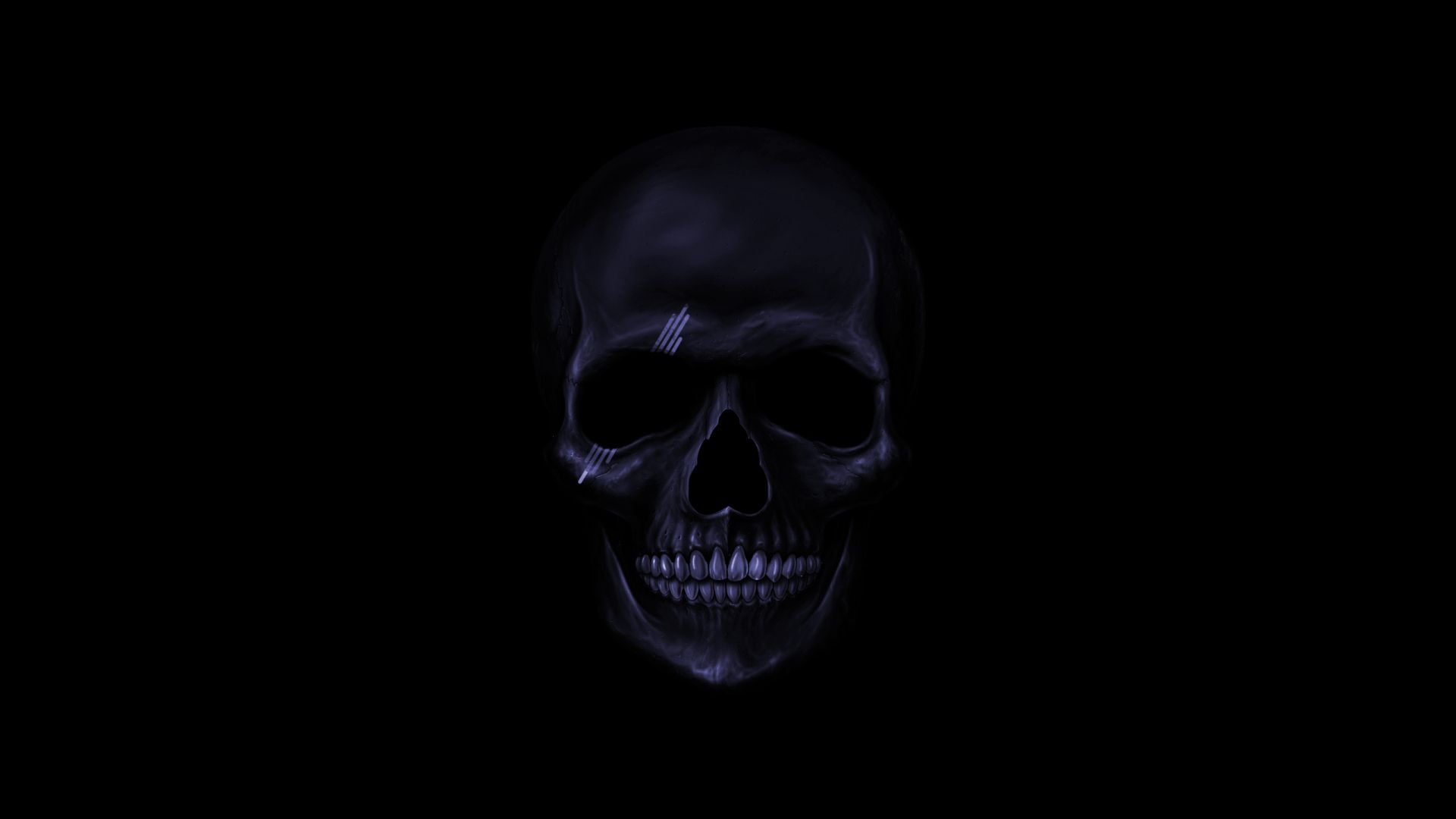 Free download wallpaper Dark, Skull on your PC desktop