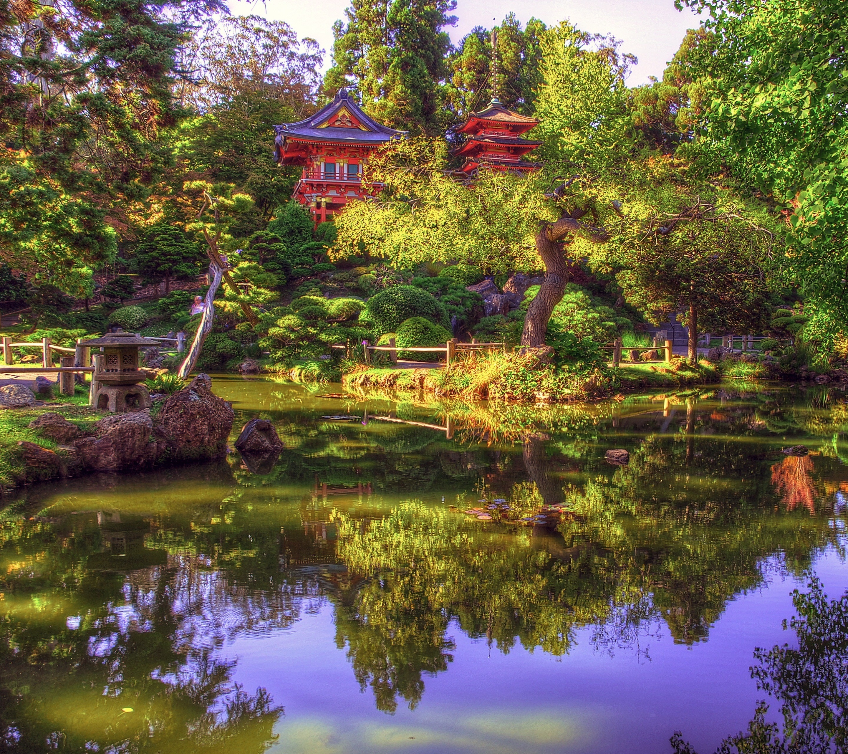 Descarga gratis la imagen Verano, Japón, Templo, Zen, Hecho Por El Hombre, Jardín Japonés, El Verano en el escritorio de tu PC