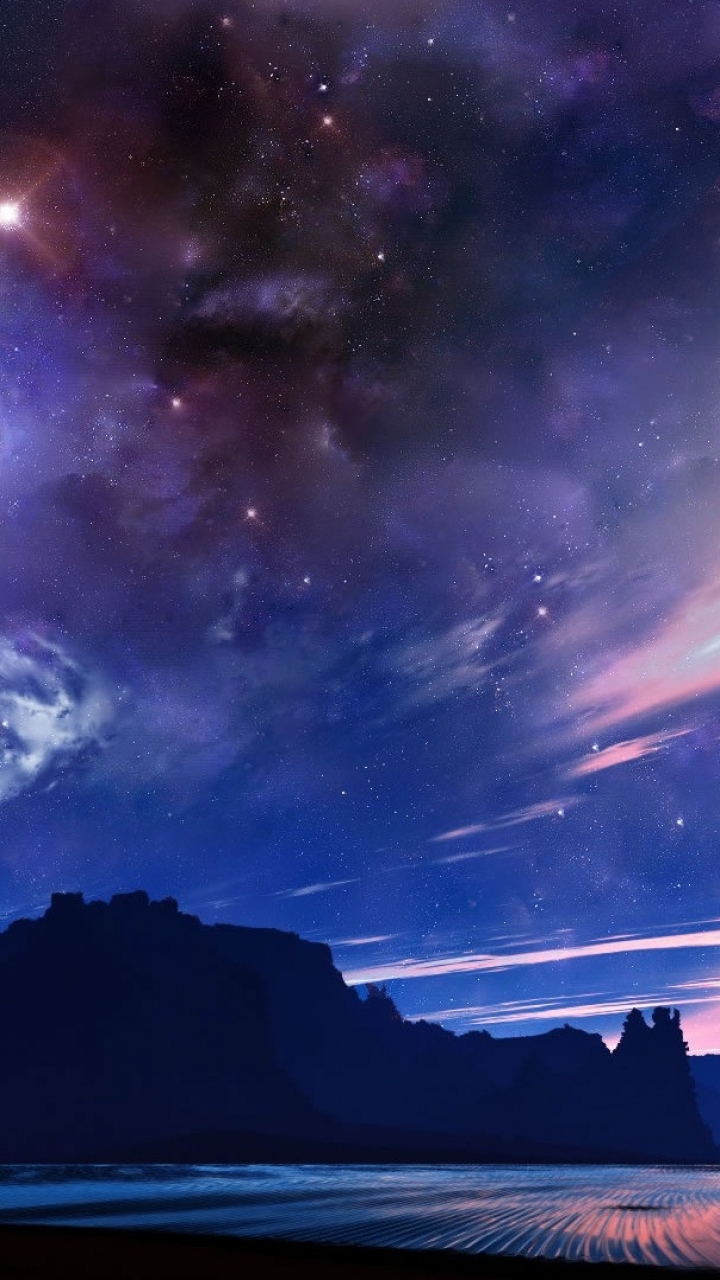 Download mobile wallpaper Fantasy, Stars, Earth, Space, Sci Fi for free.