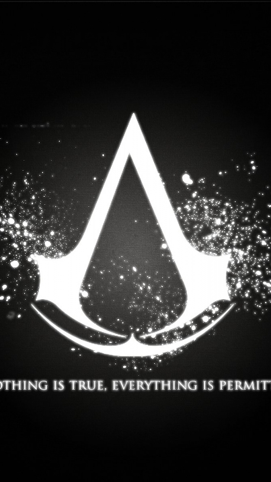 Handy-Wallpaper Logo, Zitat, Computerspiele, Assassin's Creed, Zitieren kostenlos herunterladen.