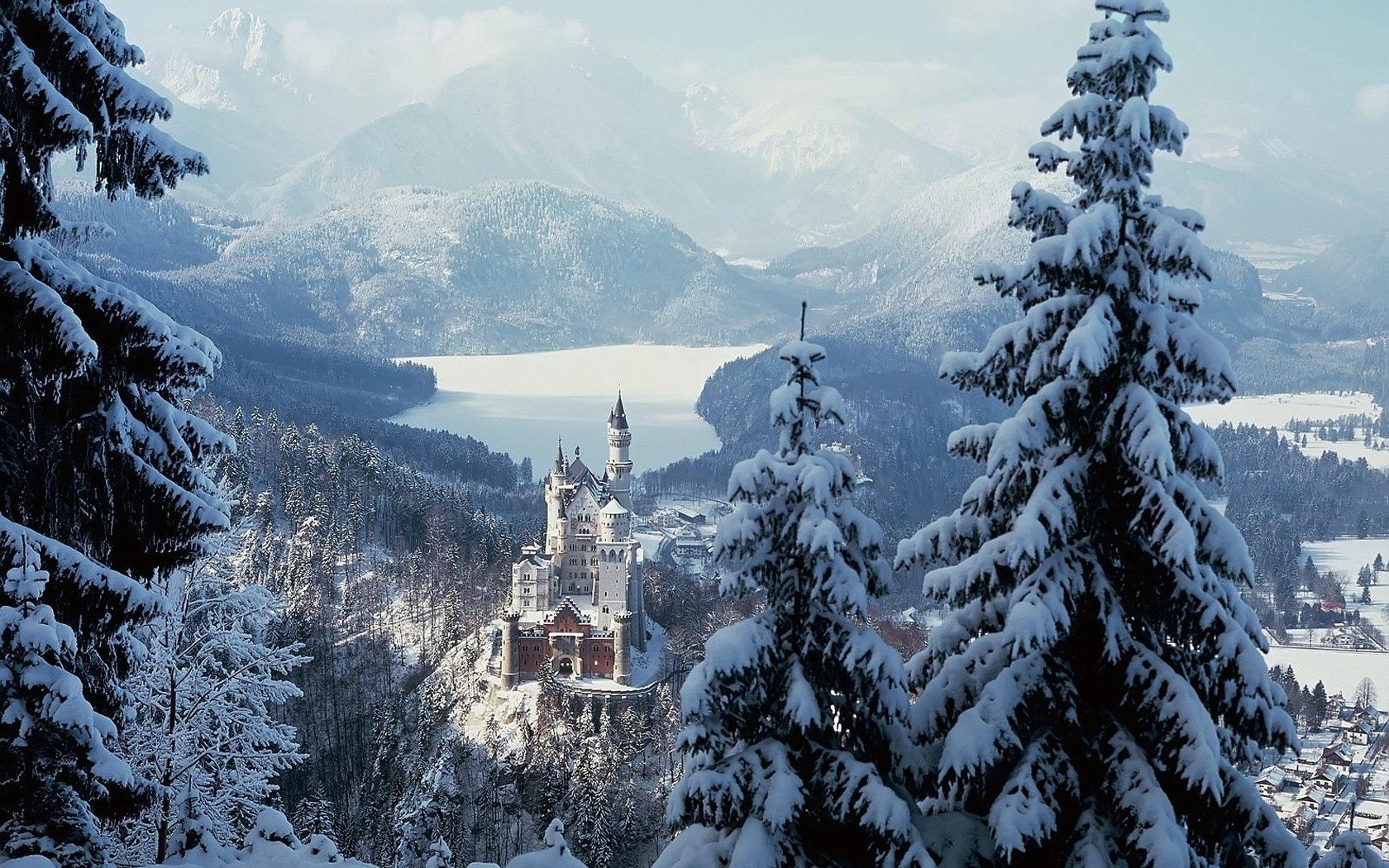 144334 скачать картинку горы, германия, замок, природа, лес, уединение - обои и заставки бесплатно
