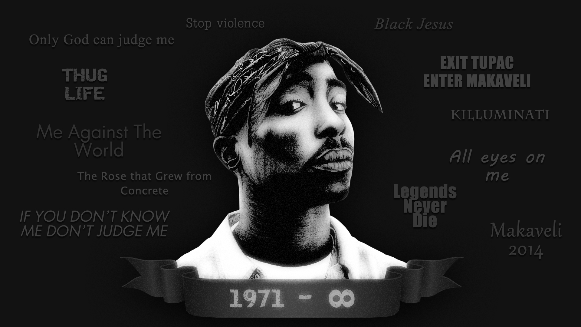 592969 Hintergrundbild herunterladen musik, 2pac, hip hop, rap, shakur, tupac shakur - Bildschirmschoner und Bilder kostenlos