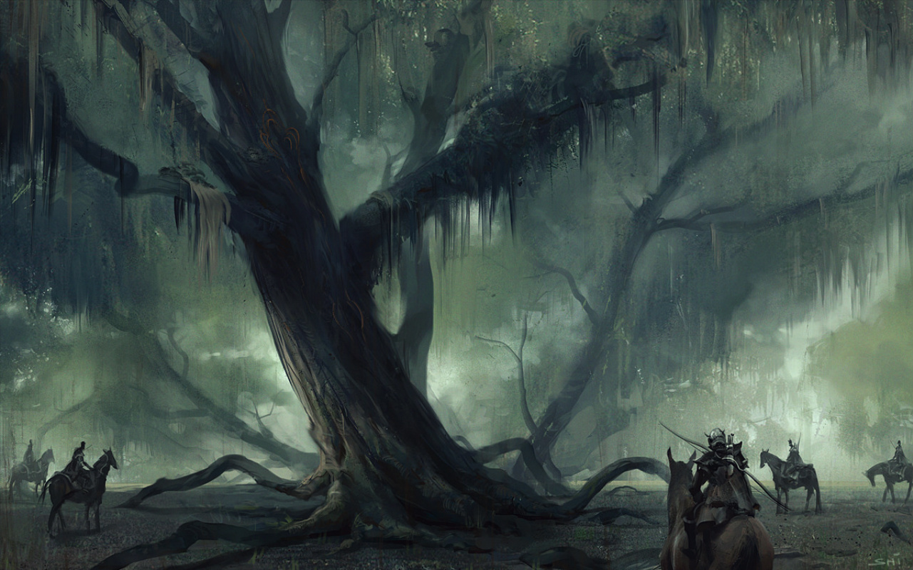 Free download wallpaper Fantasy, Forest on your PC desktop