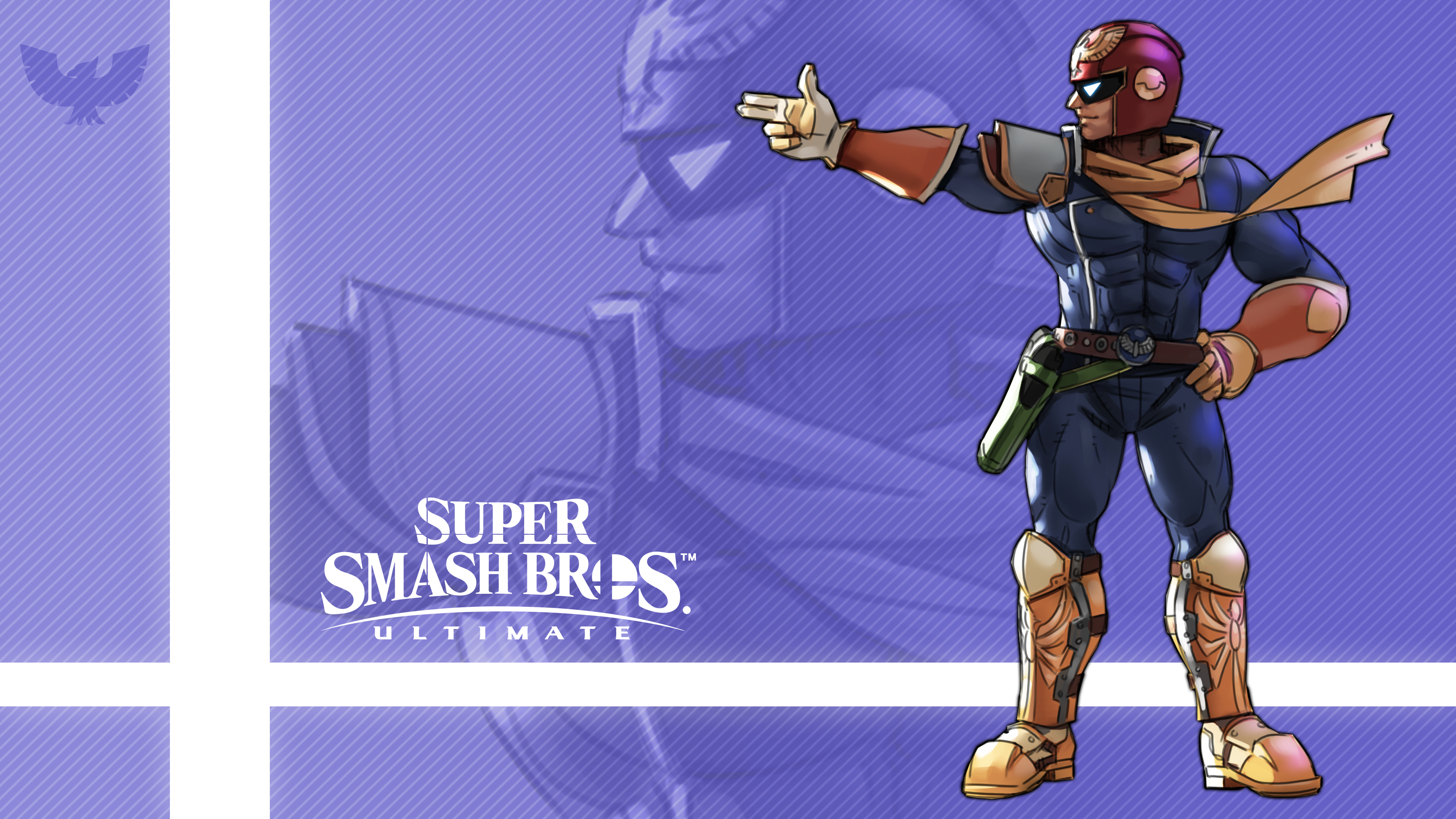 video game, super smash bros ultimate, captain falcon, super smash bros