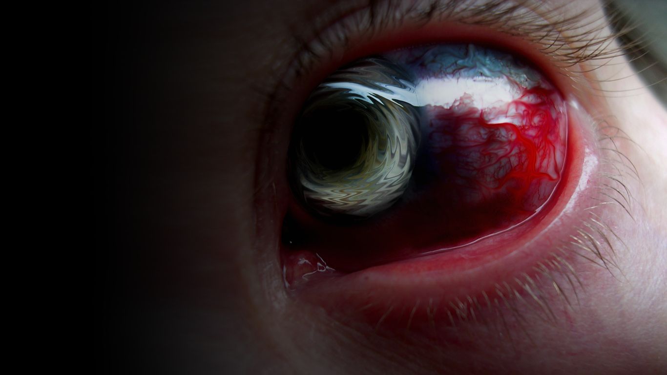 Download mobile wallpaper Dark, Eye for free.