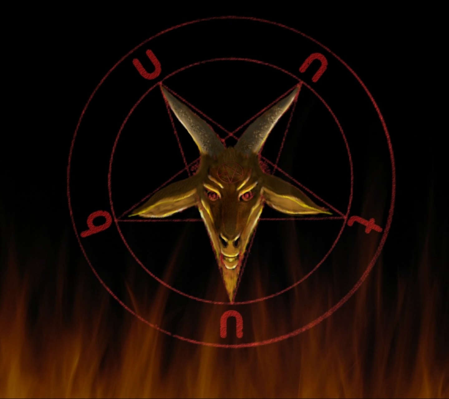 1197008 Hintergrundbild herunterladen humor, dunkel, satan, satanismus, baphomet, heide, okkult, okkulte, satanisch, dämon - Bildschirmschoner und Bilder kostenlos