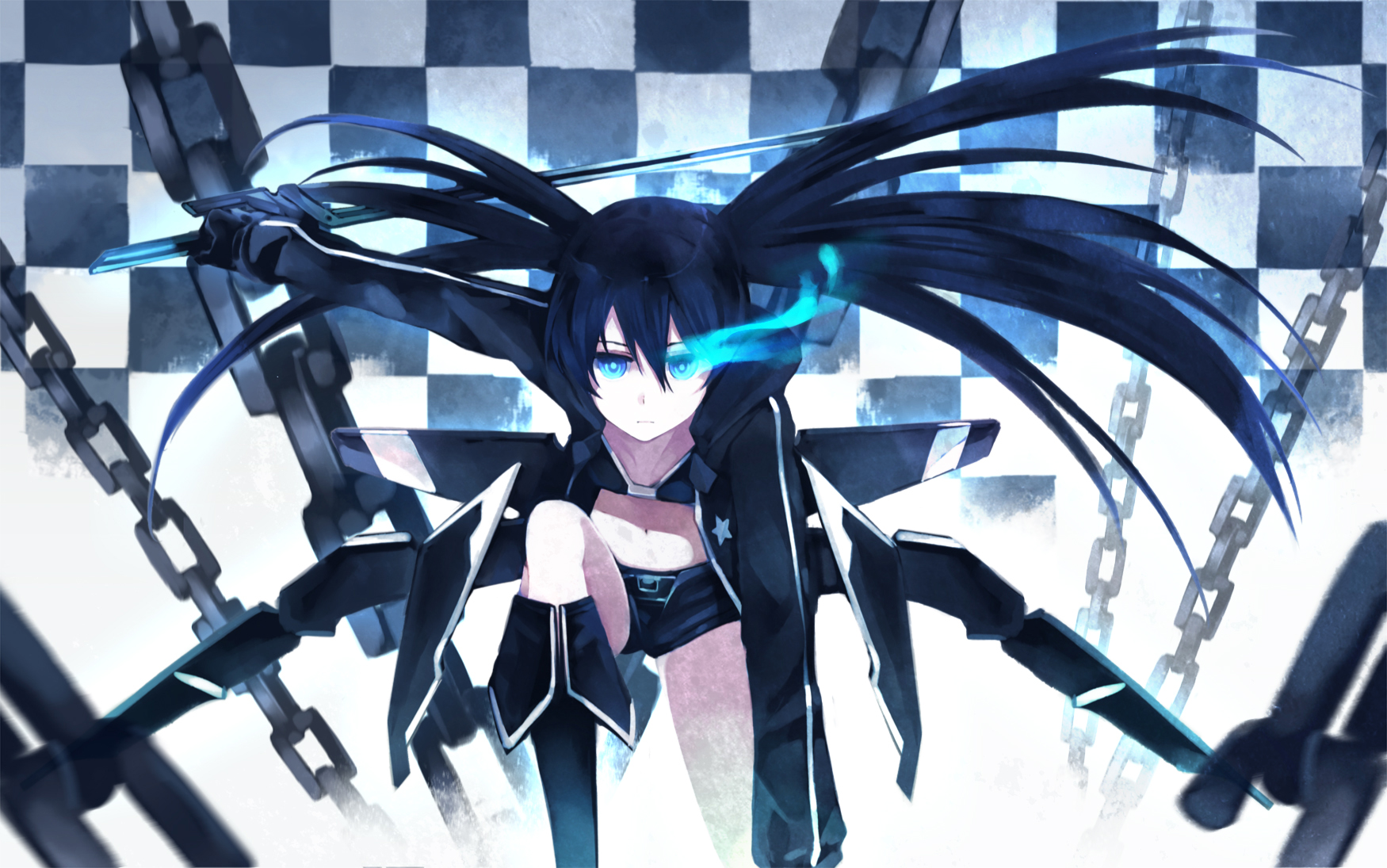 Téléchargez des papiers peints mobile Black Rock Shooter, Animé gratuitement.