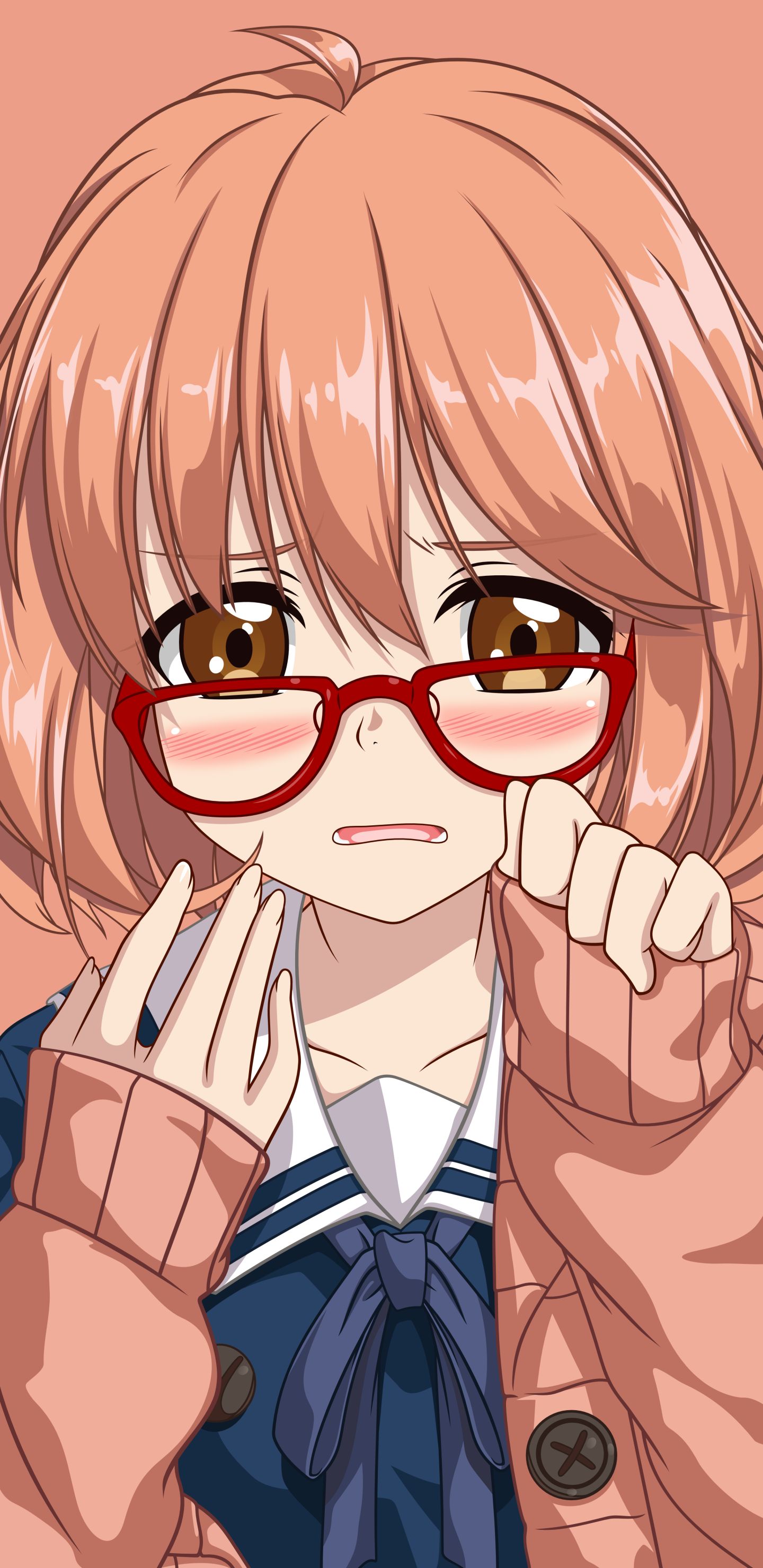 Handy-Wallpaper Animes, Mirai Kuriyama, Beyond The Boundary kostenlos herunterladen.