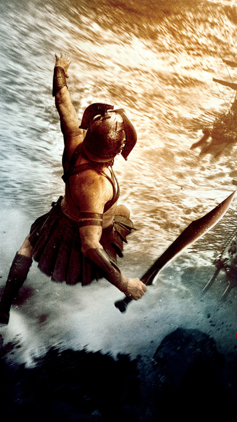 Скачати мобільні шпалери Фільм, 300 Спартанців: Відродження Імперії безкоштовно.