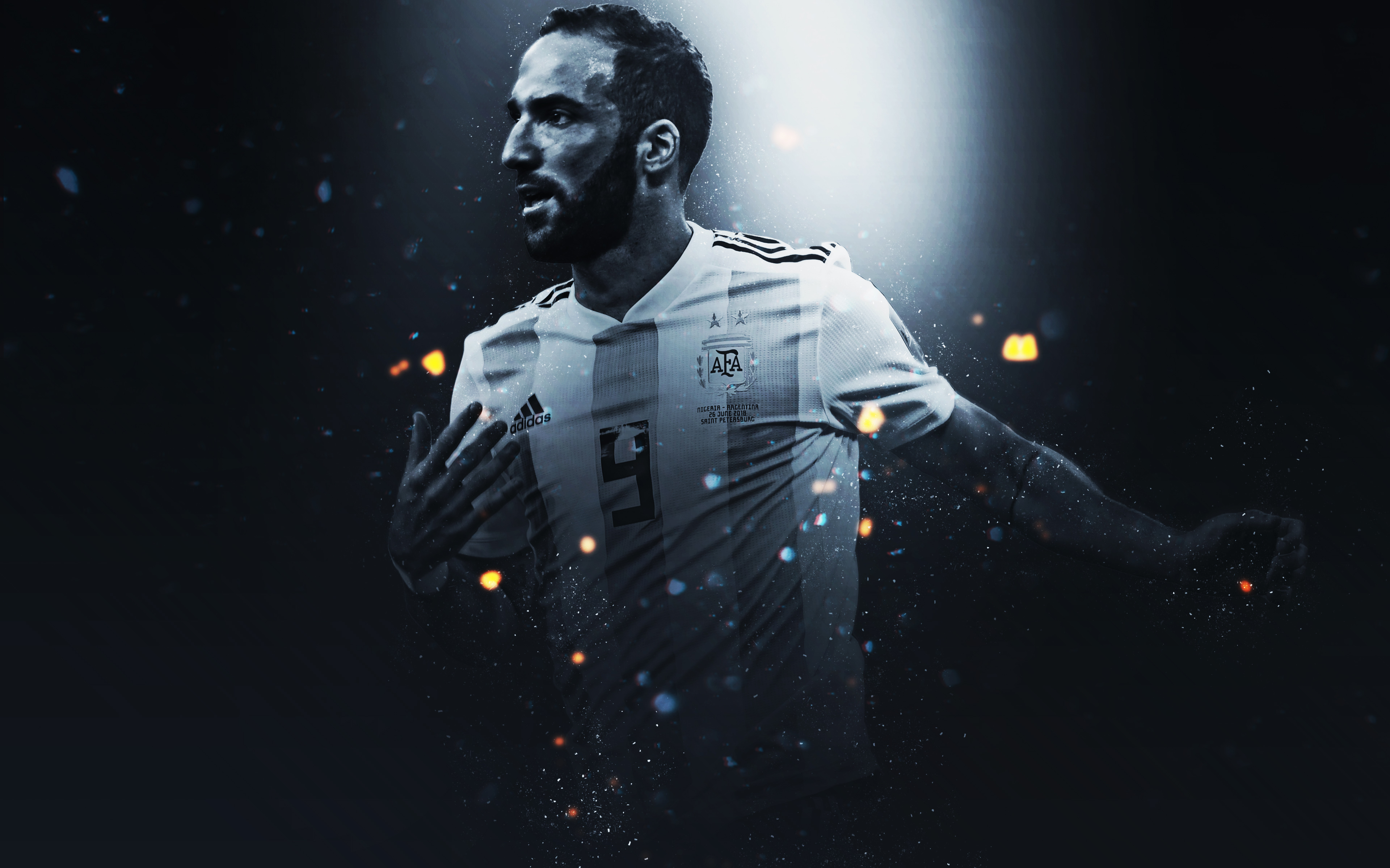 Download mobile wallpaper Sports, Soccer, Argentinian, Gonzalo Higuaín for free.
