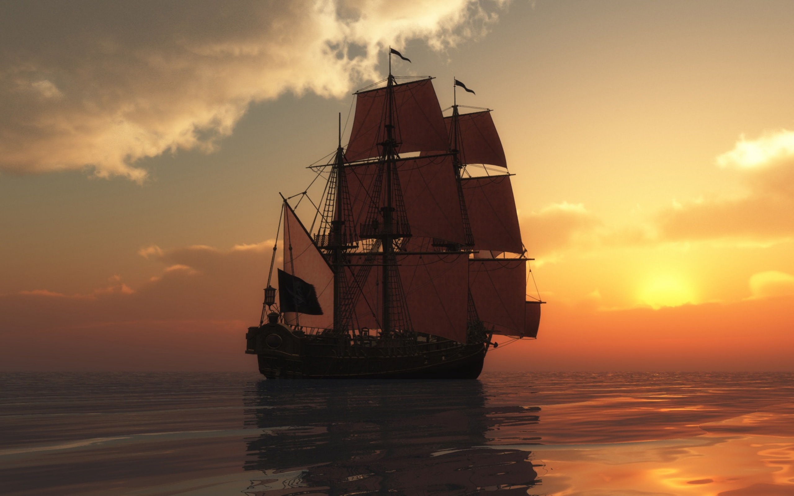 176369 скачать обои судно, фэнтези - заставки и картинки бесплатно