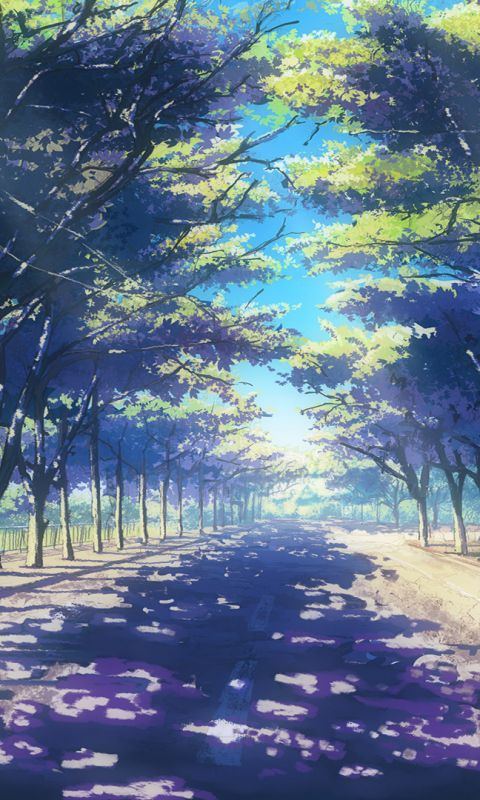 Download mobile wallpaper Anime, Road for free.