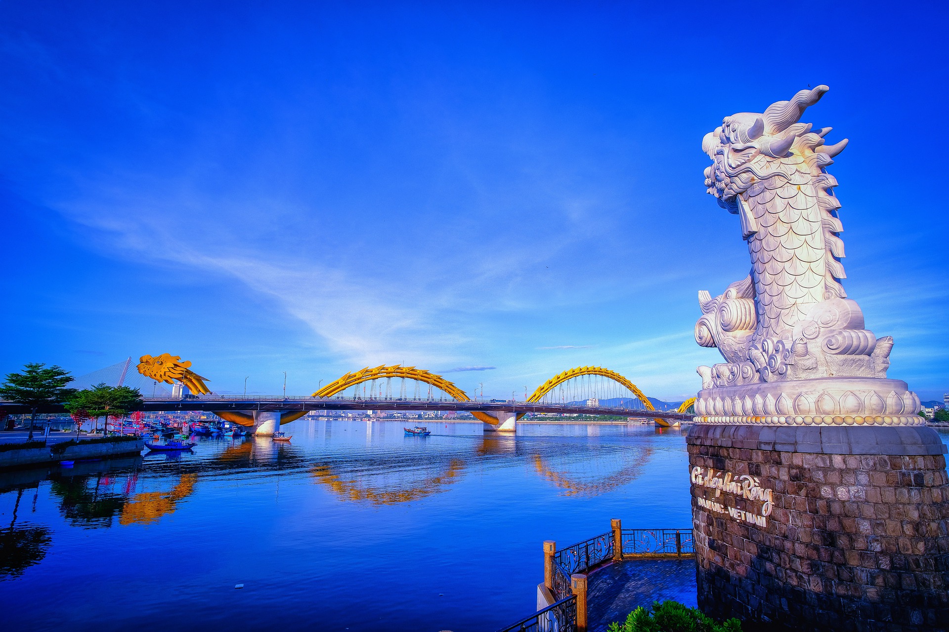 Download mobile wallpaper Bridges, Bridge, Vietnam, Man Made for free.