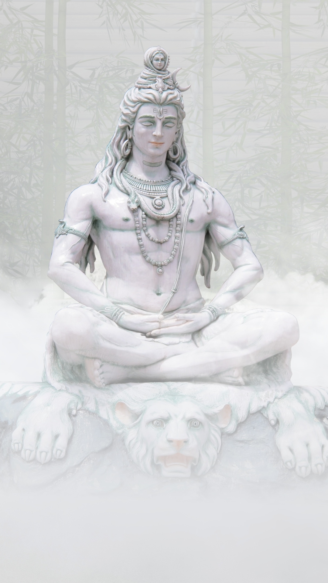 Download mobile wallpaper Statue, Deity, Hinduism, Religious, Hindu, Shiva for free.