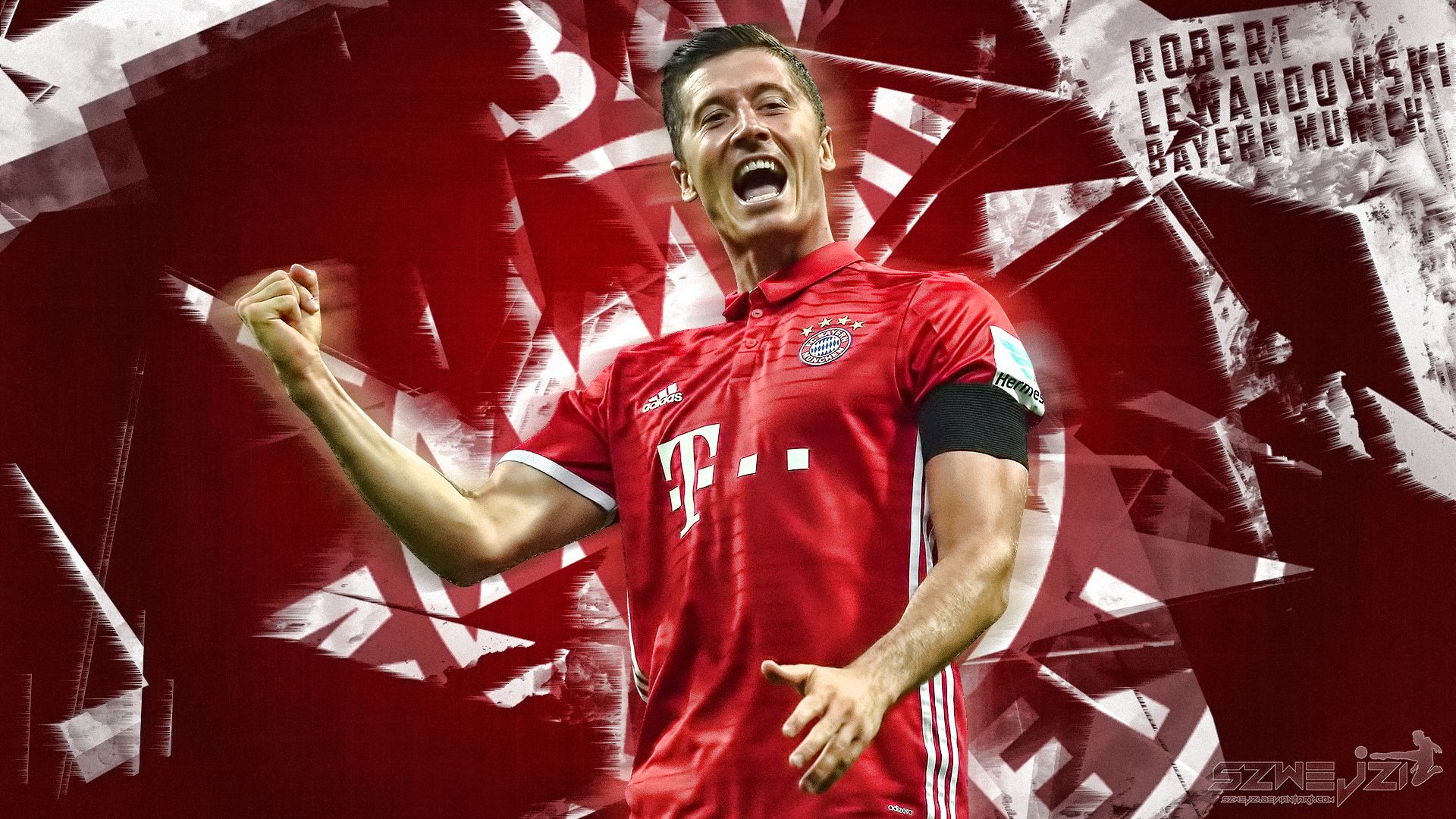 Téléchargez des papiers peints mobile Des Sports, Football, Fc Bayern München, Robert Lewandowski gratuitement.