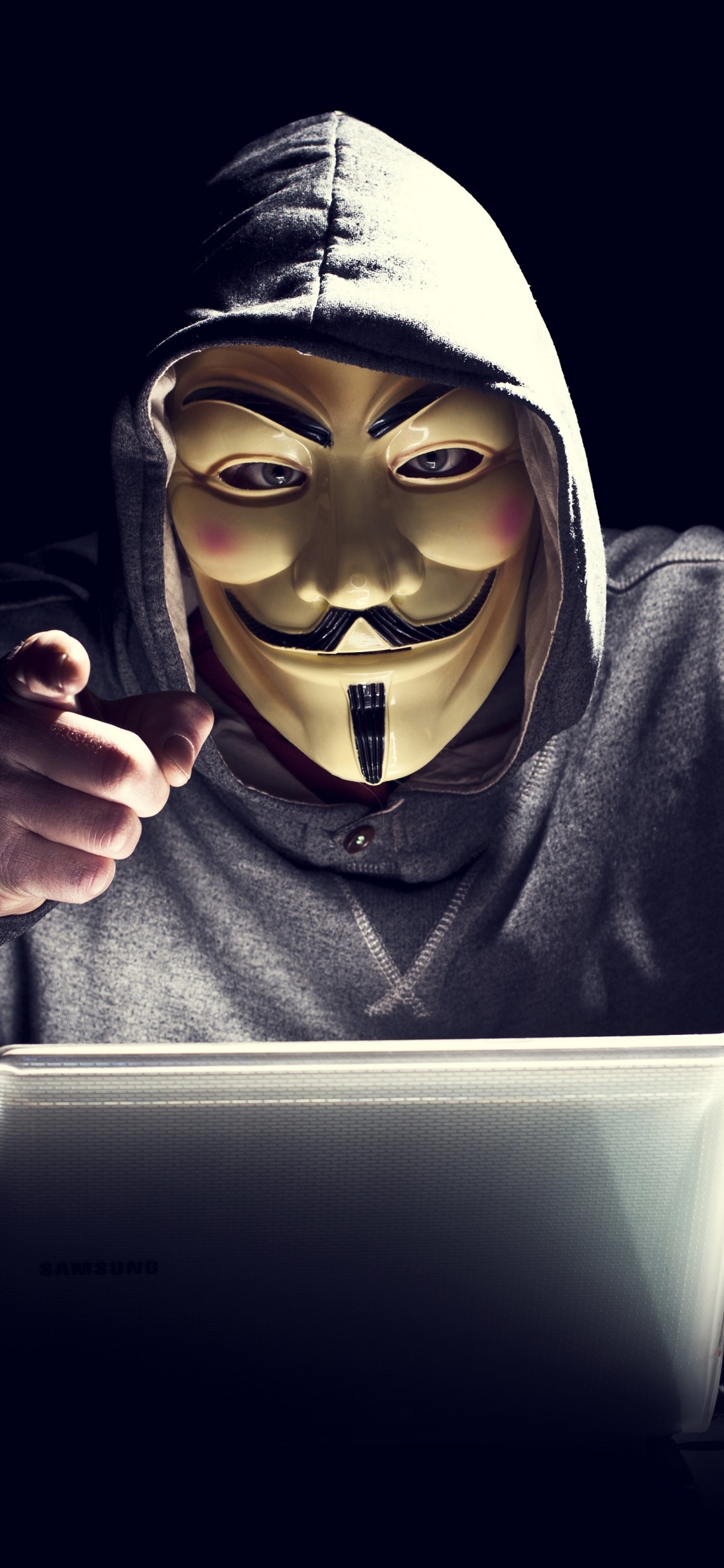 Download mobile wallpaper Technology, Anonymous for free.