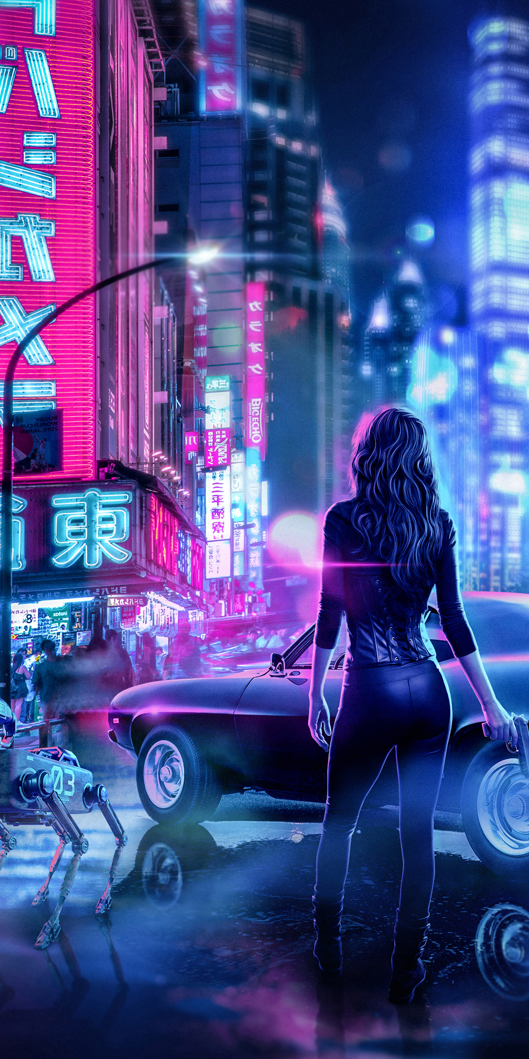 Handy-Wallpaper Nacht, Computerspiele, Cyberpunk 2077 kostenlos herunterladen.