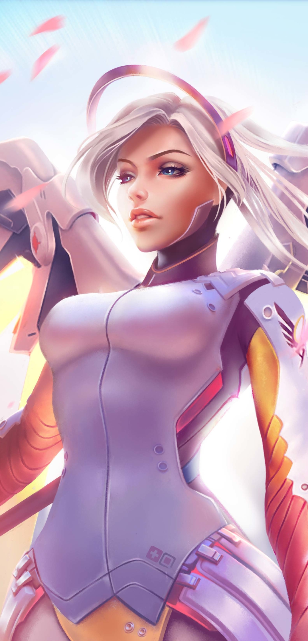 Download mobile wallpaper Overwatch, Video Game, Mercy (Overwatch) for free.