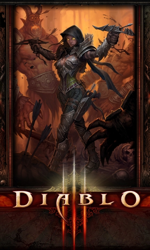 Скачати мобільні шпалери Відеогра, Diablo Iii, Діабло, Мисливець На Демонів (Diablo Iii) безкоштовно.