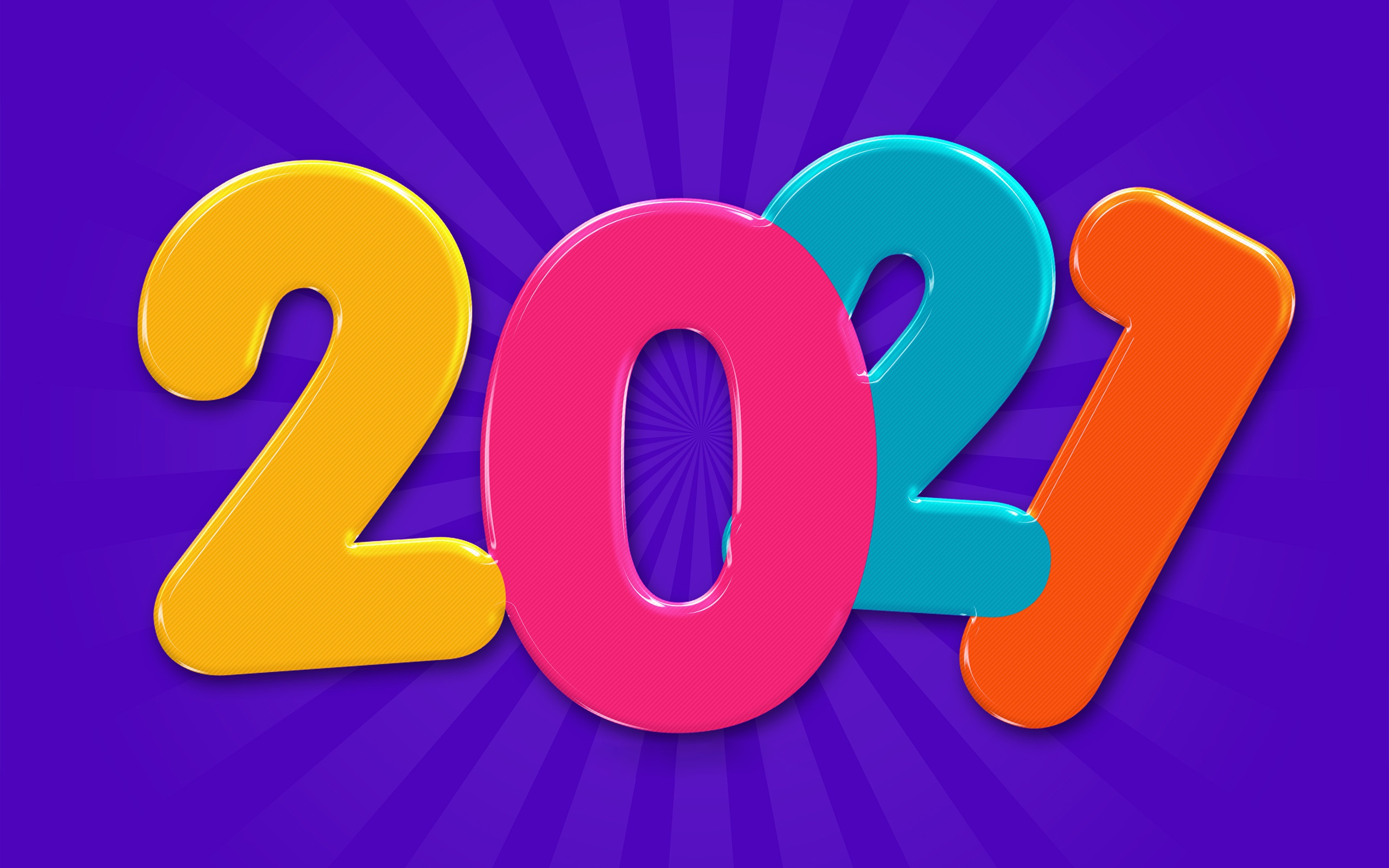 Handy-Wallpaper Feiertage, Neujahr 2021 kostenlos herunterladen.