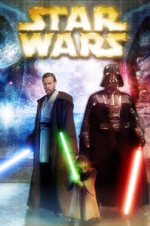Download mobile wallpaper Star Wars, Movie, Darth Vader, Yoda for free.