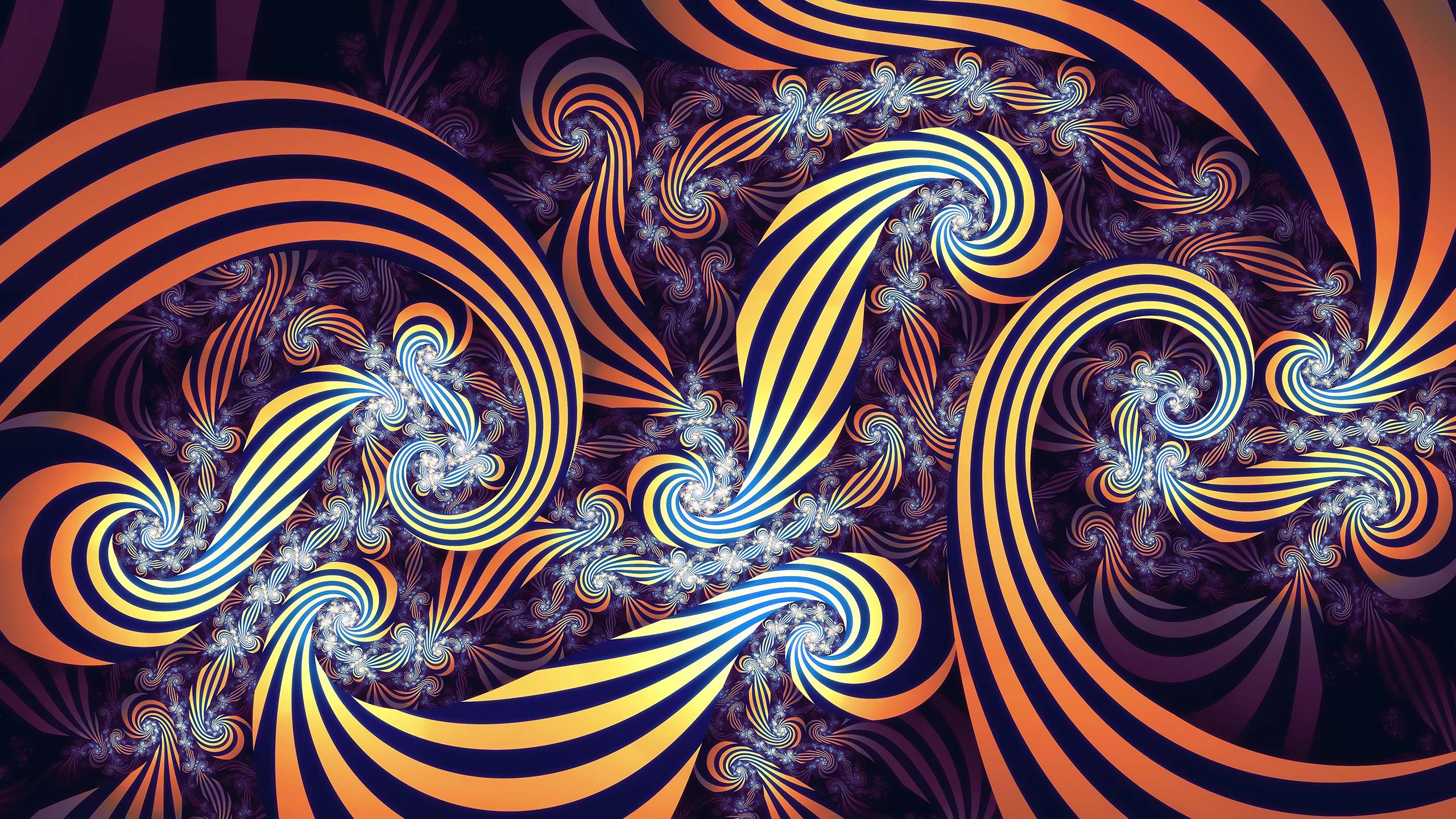 Download mobile wallpaper Abstract, Pattern, Fractal, Colors, Swirl for free.