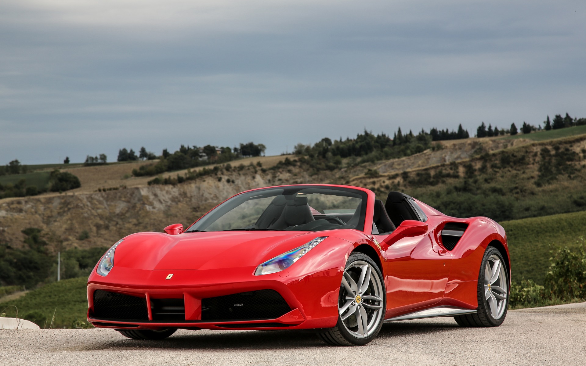 Handy-Wallpaper Ferrari, Autos, Fahrzeuge, Ferrari 488 Spinne kostenlos herunterladen.
