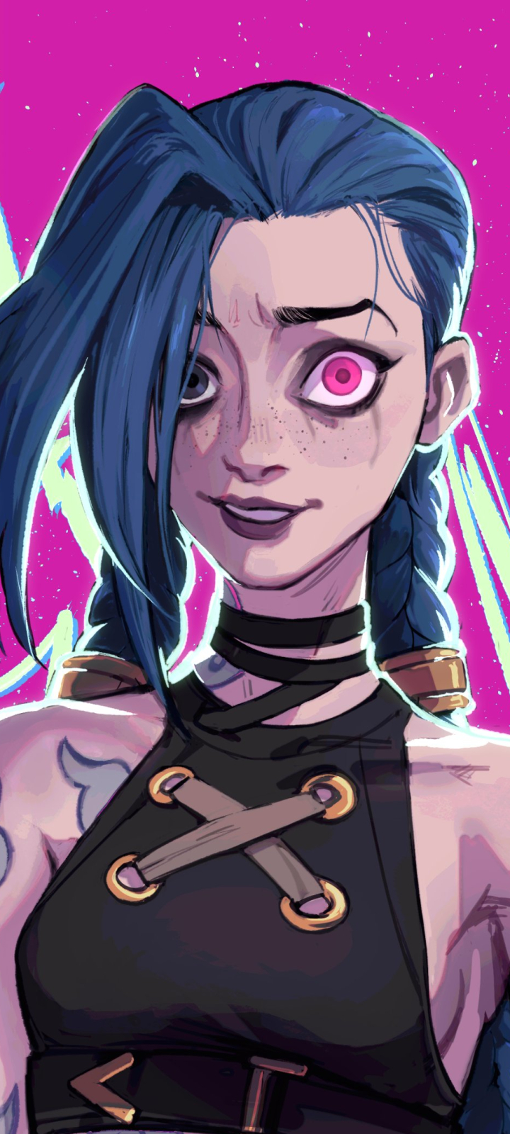 Download mobile wallpaper Tv Show, Jinx (League Of Legends), Arcane for free.