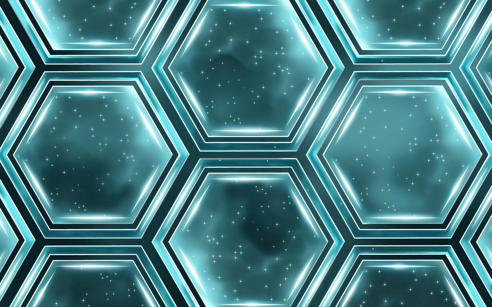 Download mobile wallpaper Hexahedron, Hexagon, Abstract, Form, Geometry, Figure for free.