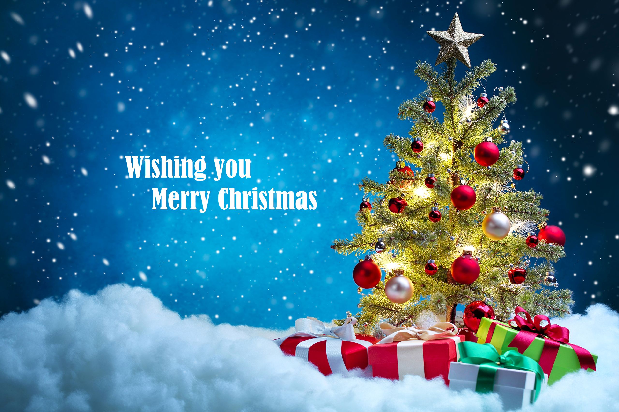 Download mobile wallpaper Christmas, Holiday, Gift, Christmas Tree, Merry Christmas for free.