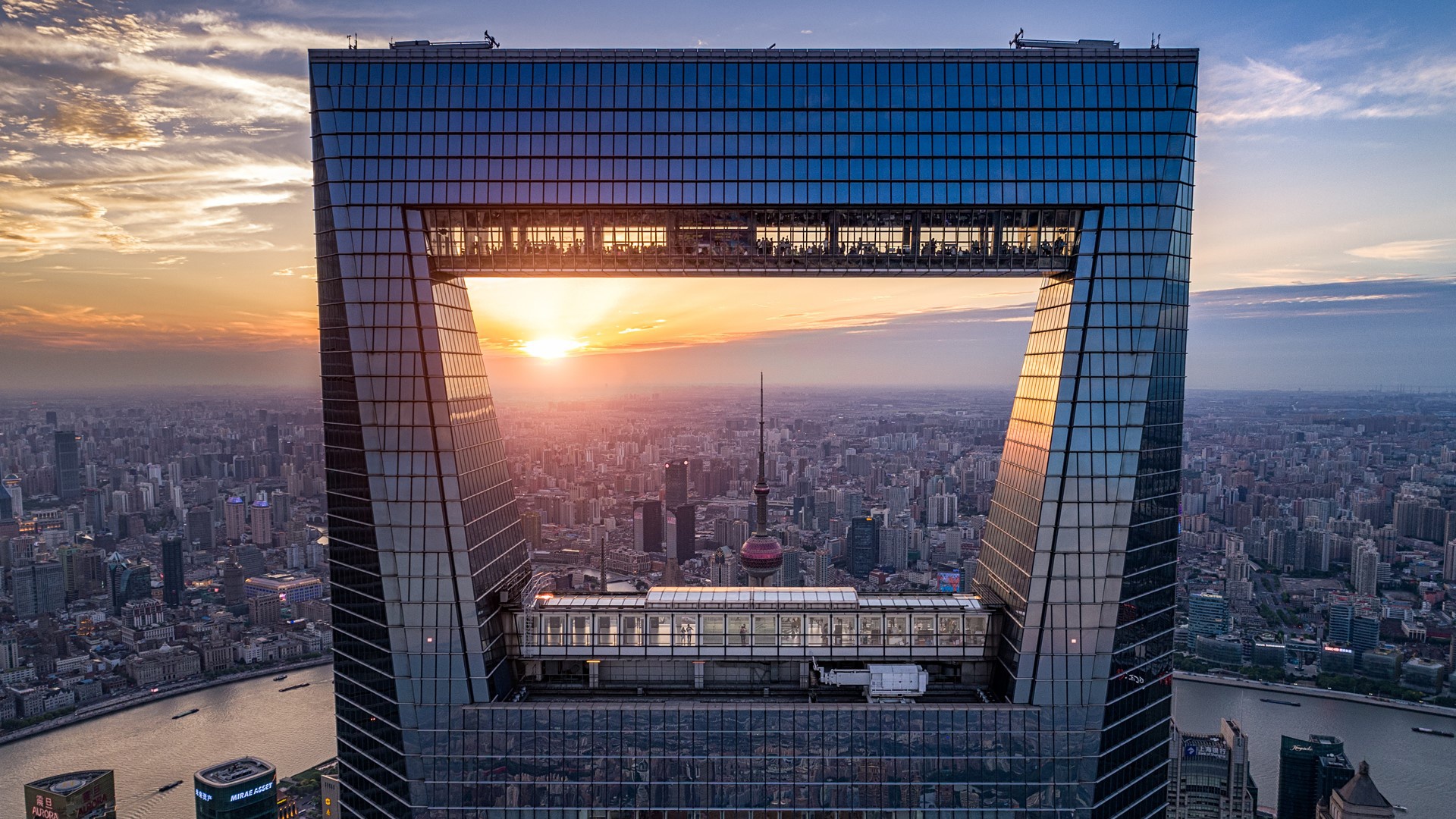 無料モバイル壁紙都市, 日没, 街, 超高層ビル, 建物, 中国, 上海, マンメイドをダウンロードします。