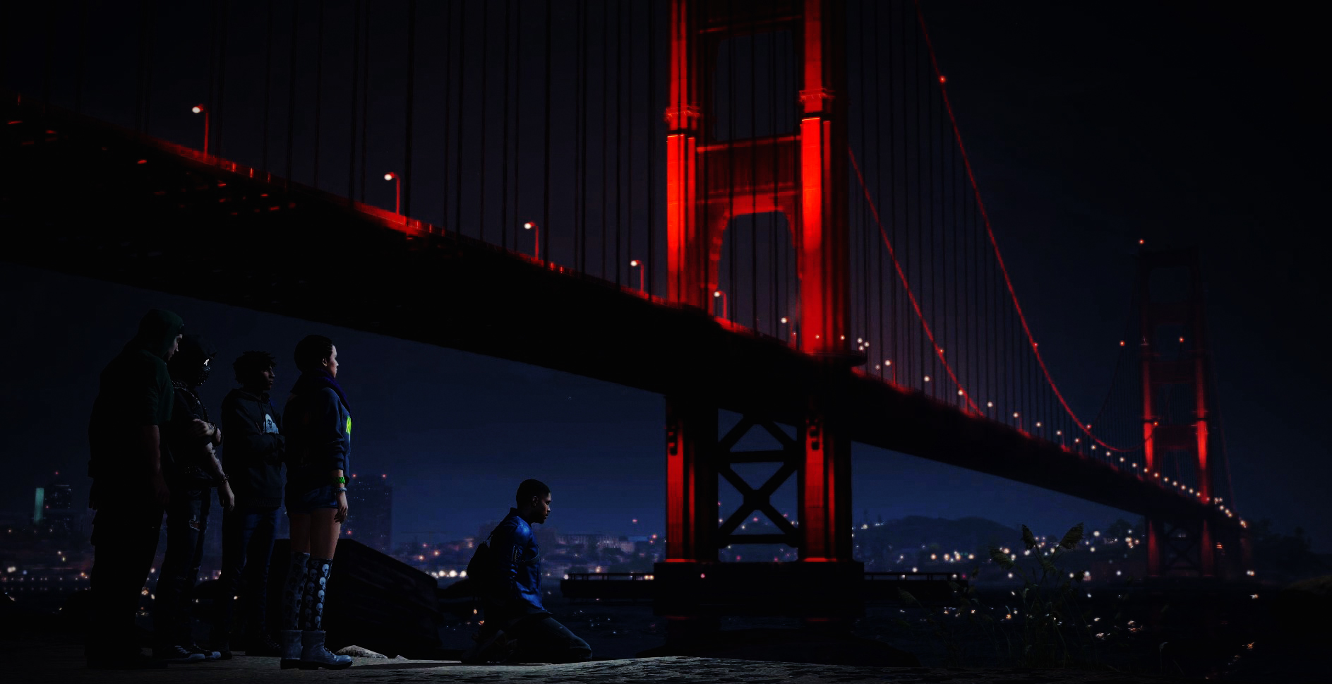 Free download wallpaper Golden Gate, Video Game, Watch Dogs 2 on your PC desktop