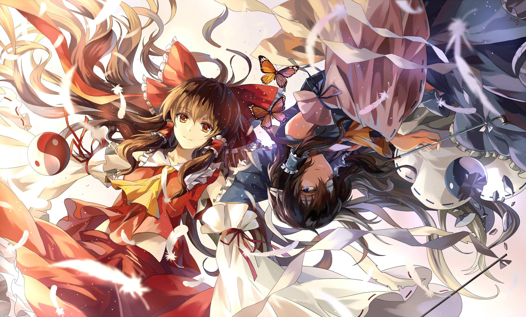 Download mobile wallpaper Anime, Touhou, Reimu Hakurei for free.