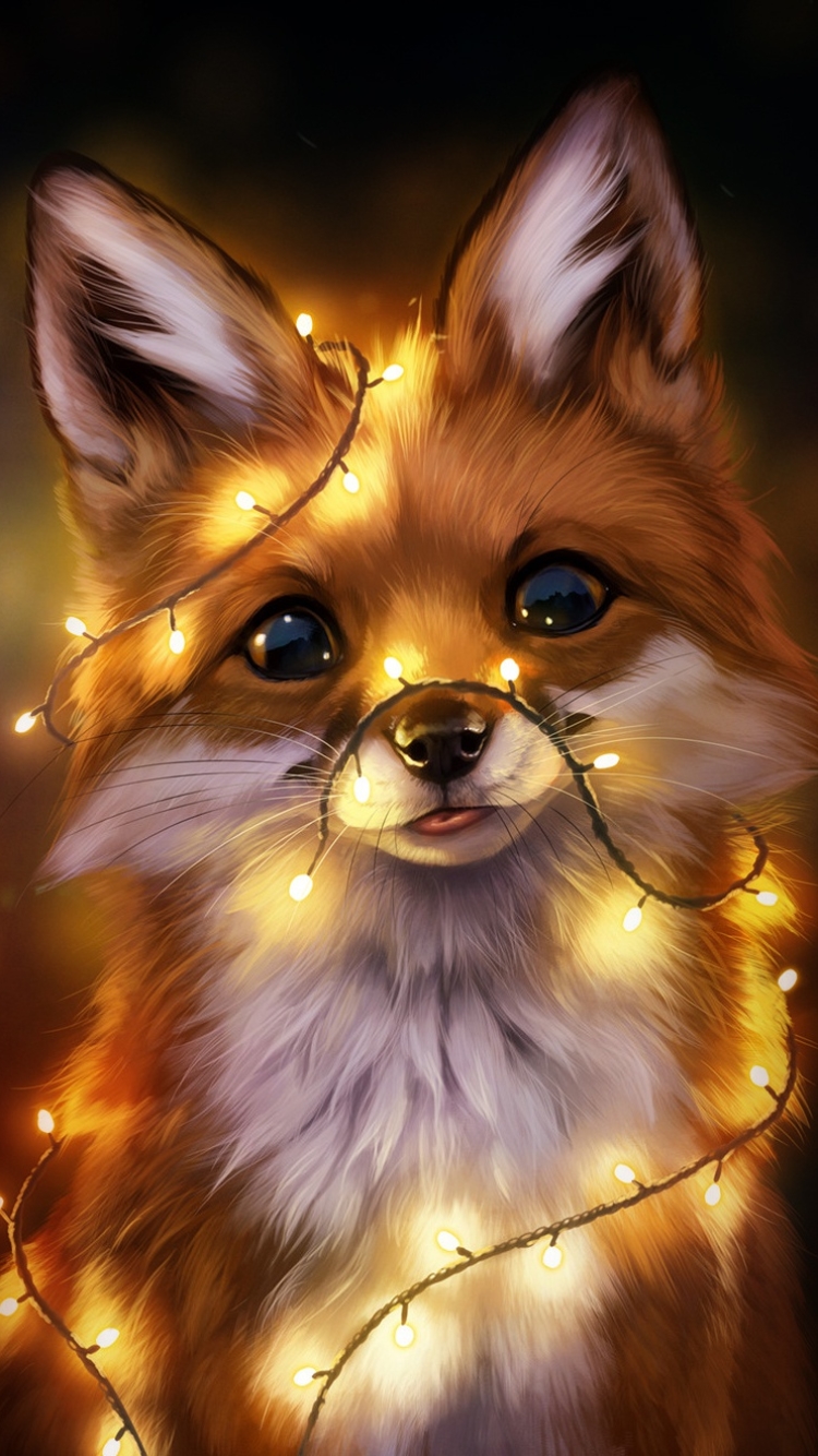 Download mobile wallpaper Fantasy, Fox, Fantasy Animals for free.