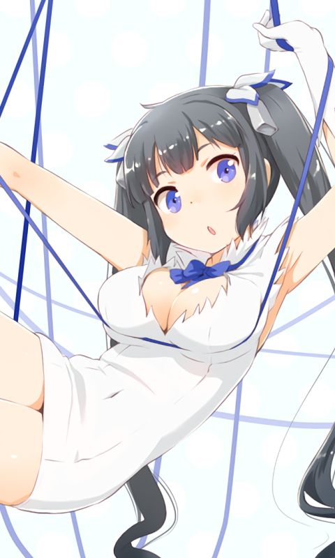 Download mobile wallpaper Is It Wrong To Try To Pick Up Girls In A Dungeon?, Hestia (Danmachi), Danmachi, Anime for free.