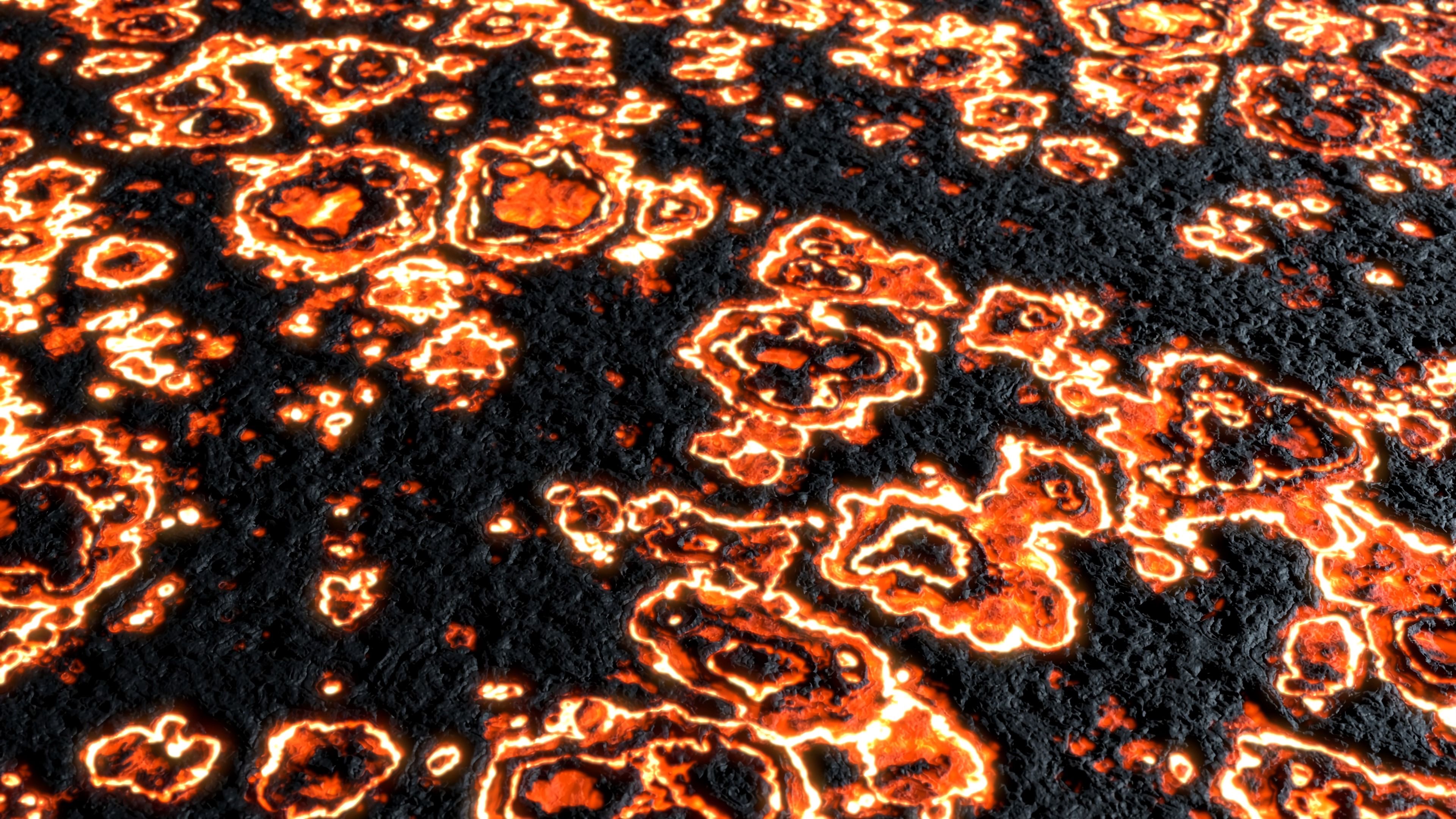 136152壁紙のダウンロードテクスチャ, テクスチャー, 表面, 溶岩, 燃えるような, 激しい-スクリーンセーバーと写真を無料で